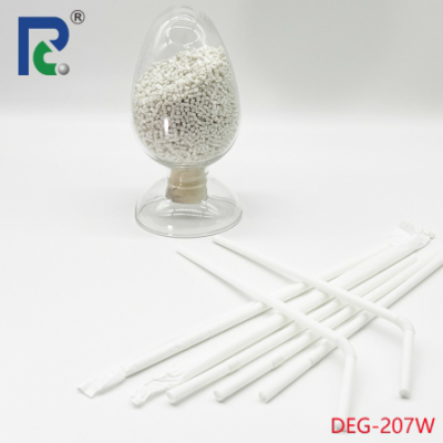 Compostable PLA resin for biodegradable straws
