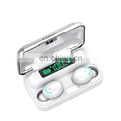 Wireless Earphone F9-5c Tws Earbuds Led Bt 5.0 Power Display Headphone With 2000mah Battery F9