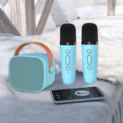 Kids karaoke set Home Decoration Mini Speakers Outdoor Travel Music Player Portable Karaoke Speaker Wireless Active P2