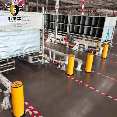 Factory Yellow Plastic Upright Protector Road Traffic Barrier Flexible Anti-collision Post