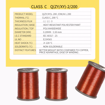 22 AWG 0.63mm EI/AIW CLASS 200 Enameled Aluminum Round Wire Spool PT25/PT30/PT60 Indonesia Pakistan photo-5