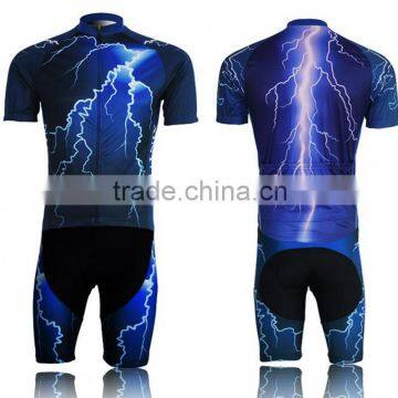 Lightning Design 3XL Plus Size Bicycle Bike Cycling Jersey Sets for Men photo-2