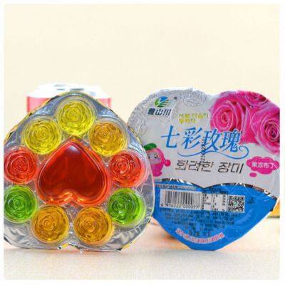 Juice Multicolour Fruit Jelly Cup Sealing Machine