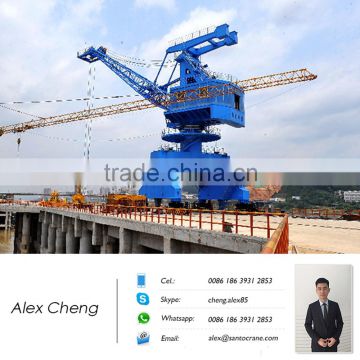 Port Loading And Unloading Harbor Single Jib Portal Crane 7.5Ton