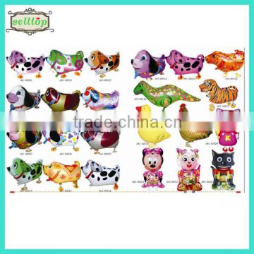 2014 high quality foil walking pet balloons