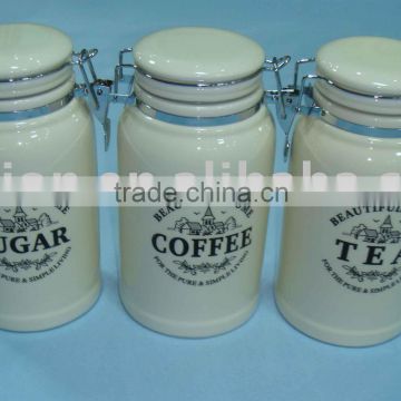 Ceramic canister set,Porcelain canister