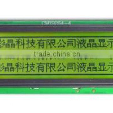 192x64 dots matrix lcd module display with yellow green led backlight and pins connection