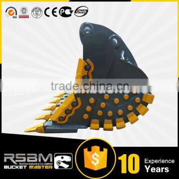 HOT Product HARDOX500 NM400 ISO-certified Excavator Reinforced Bucket for 1-80t Excavator photo-4