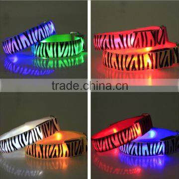 Cycling & Mountain Climbing Zebra Print Glowing Led Armbands