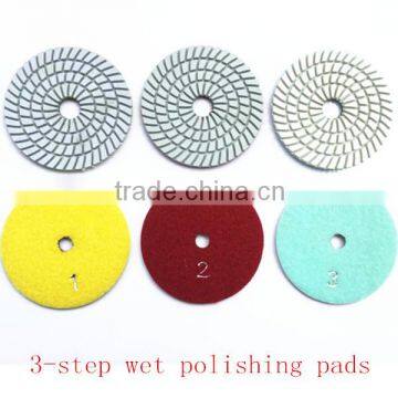 3 Step Diamond Polishing Pads for Polishing Granite, Marble, Engineer Stone Supplier's Choice photo-2
