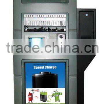 Internet-connected Cell Phone Charging Kiosk