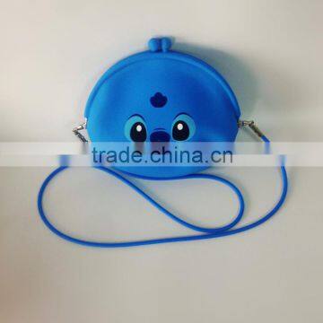 Osni Custom Cartoon Silicone Cosmetic Bag Storage Bag Yellow Duck Silicone Rubber Bag Silicone Messenger Bag Satchel