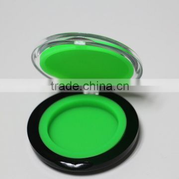 High quality 6ml custom cosmetic plastic wax jars with silicone liner