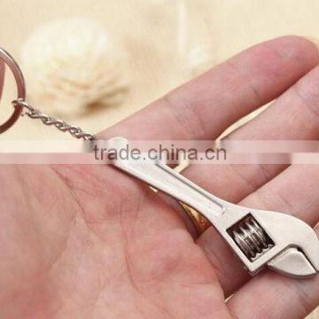 Adjustable wrench keychain creative keychain auto tools