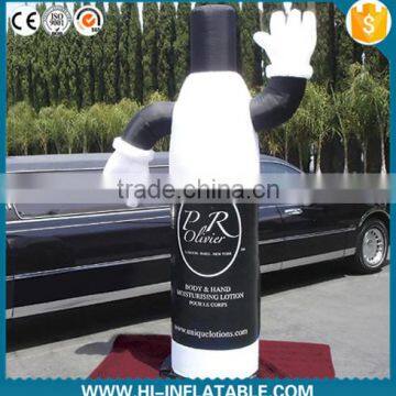2015 hot sale giant inflatable bottle replica for advertising