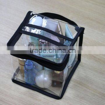 15cm x 15cm x 15cm clear PVC travel bag