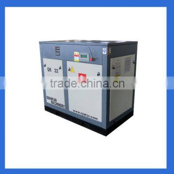 Qian Kun electric stationary screw type air compressor QK22kw 30HP