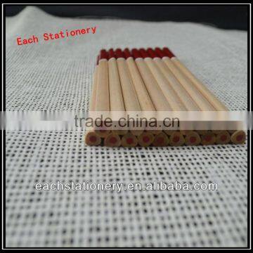 7 Inches Personalized Drawing Natural Wooden Color Pencil With Dip Top