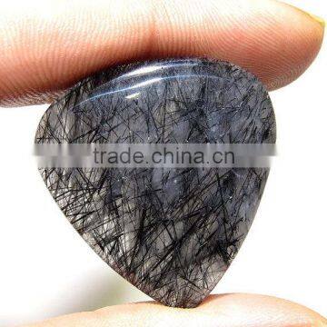 Black Rutile Cabochon