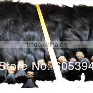 human braiding hair bulk no weft 100% loose human hair bulk extension