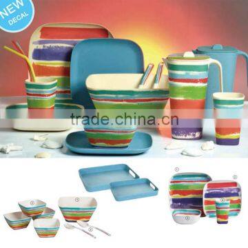 factory selling Decals tableware, dinner set