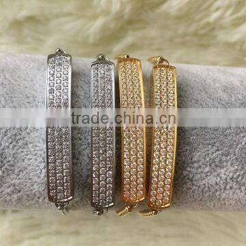 High Class Wholesale custom New style shiny silver finish adjustable wire bracelet Manufacture