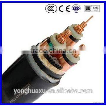 Low Price 6 kv rated voltage to 30 kv cross-linked polyethylene insulated power cable/China manufacture