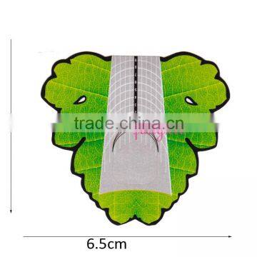 OEM 500pcs Green Leaf Nail Forms photo-2