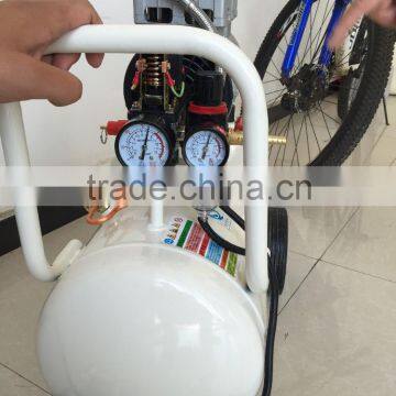 0.28m3 Oil-free Mute-type Piston Air Compressor With Wheels photo-2