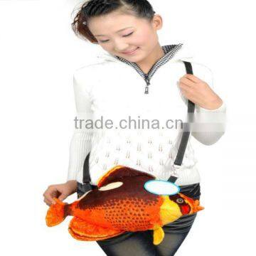 New product for 2016 fashion promotion plush fish stuffed bag PT036