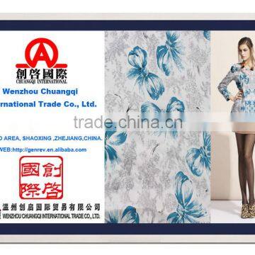 bowknot pattern digital printing 40S cotton fabric textiles for womens garment clothing