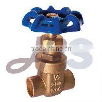 brass solder gate valve