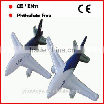 Large print customer LOGO PVC inflatable airplane