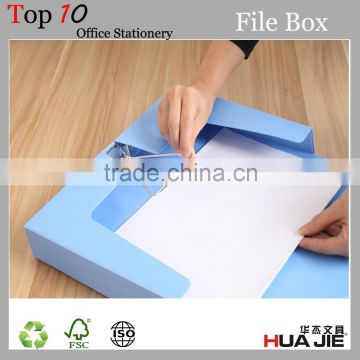 Custom polypropylene Case shape PP file boxes with clips