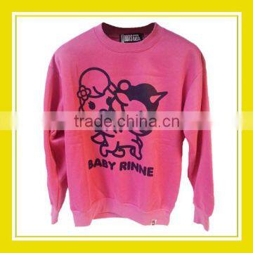 2016 Fashion Products Bros Baby Rinne Riding Unicorn Women Printed Long Sleeve Pink Sweater