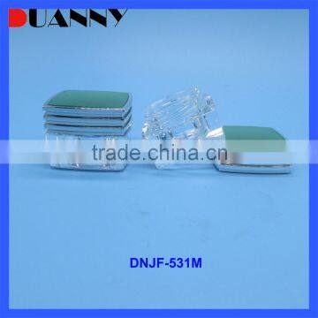 Acrylic Packaging Cosmetic Clear Face Cream Jar Square For Skincare