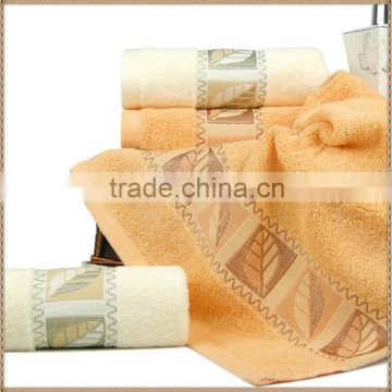 autumn leaves towel