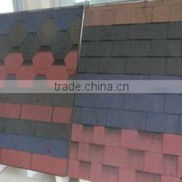 Color asphalt shingle