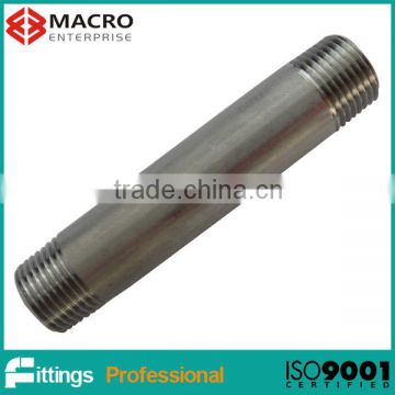 ISO4144/EN10241Stainless Steel 304/CF8 Barrel Nipples with BSPT/NPT Thread