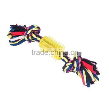 Pet Rope with Spiky Roll 6.5" Dental Chew Puppy Dog Toy