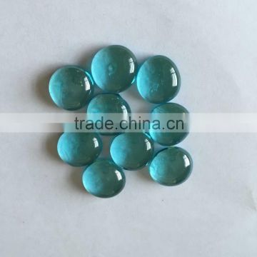 Sky Blue Glass Pebbles