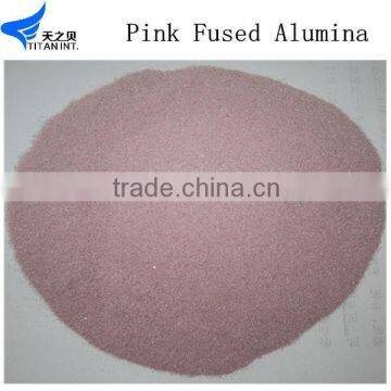 Ceramics Pink Fused Alumina AL2O3 97.4min