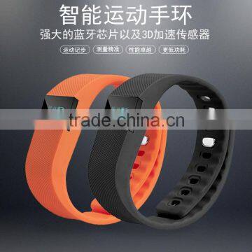 Heart Rate Wristband Smartband Wristband Fitness Tracker Bluetooth 4.0 Time Display Flexible Watch for Ios Android System