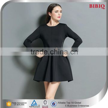 Latest BBQ Spring/Autumn Long Sleeves Elegant In Stock Fashion Women Dress