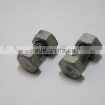 hexagonal din933 bolts carbon steel grade 10.9 dacromet plated