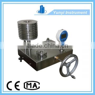 Stainless steel dead weight tester