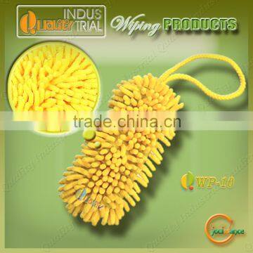 Ultra fiber chenille material cleaning towels hand towel size with latest design