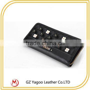 Latest Fashion Design Lozenge Cross Body Metal Long Chain Wallet photo-3