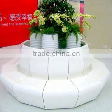 Large size fiberglass flower vase pot