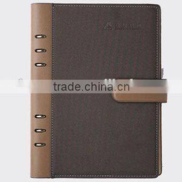 A5 size school notebook ,leather cover pu notebook,college size notebook